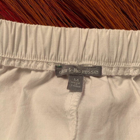 White Off the Shoulder Bell Sleeve Blouse - Picture 2 of 2